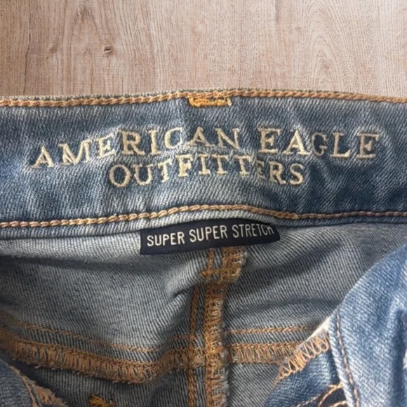 American Eagle Outfitters Blue Skinny Jeans with Modern Fit - Picture 2 of 5